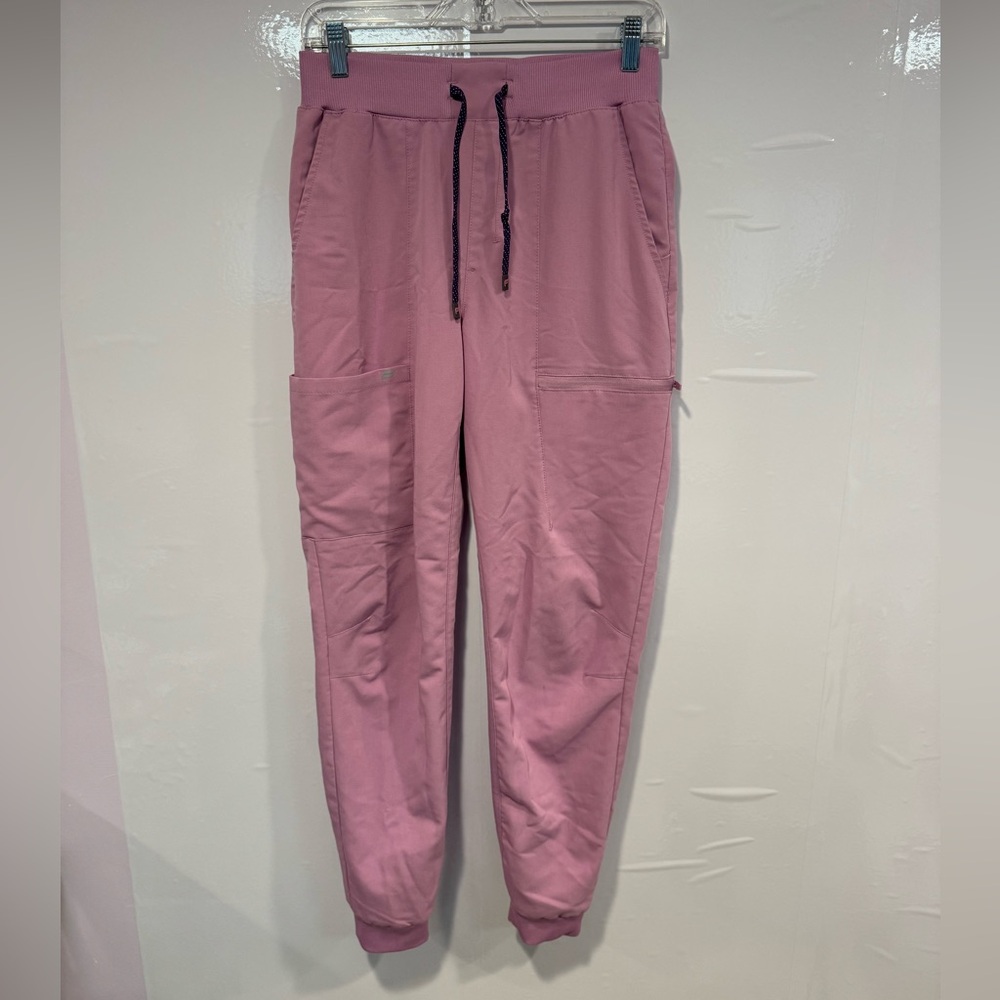 Fabletics Pink Cargo Joggers with Drawstring
